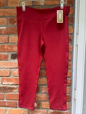 NWT Oalka Yoga Capri  Leggings ~ Size Large